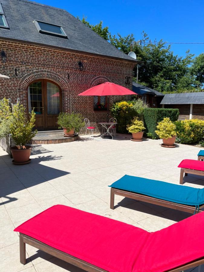 Bed and Breakfast Le Jardin Des Roses Gerponville Esterno foto